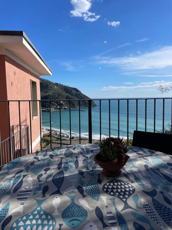Ocean View Flat With Wi-Fi, Ac And Elevator To Town Apartment Levanto Exterior photo